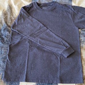 Dark grey long-sleeve shirt